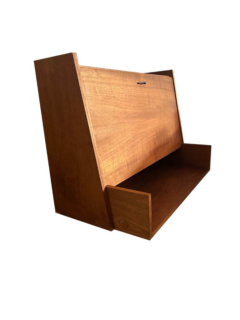 Vintage wandbureautje, Huis en Inrichting, Bureaus, Ophalen, Gebruikt, Kinderbureau, Spaanplaat of MDF