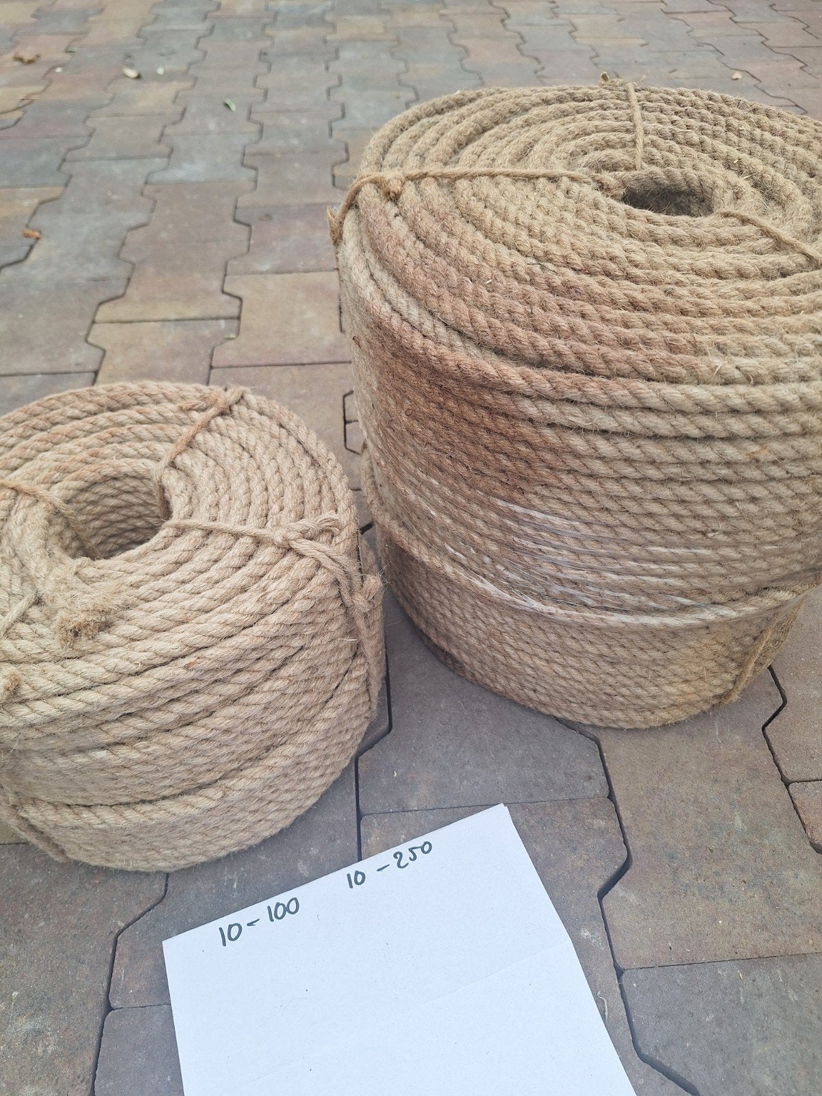 Jute touw 10 mm 100 meter, Ophalen of Verzenden, Nieuw