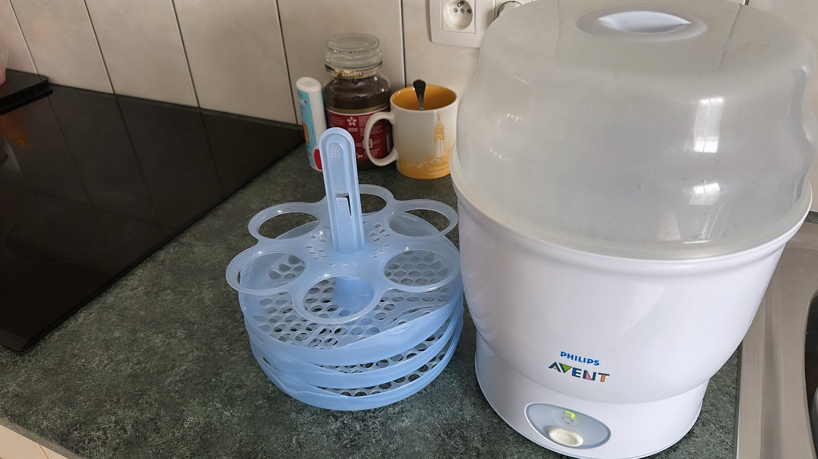 Philips avent flessen sterilisator elektrisch (oud model), Dieren en Toebehoren, Ophalen, Gebruikt