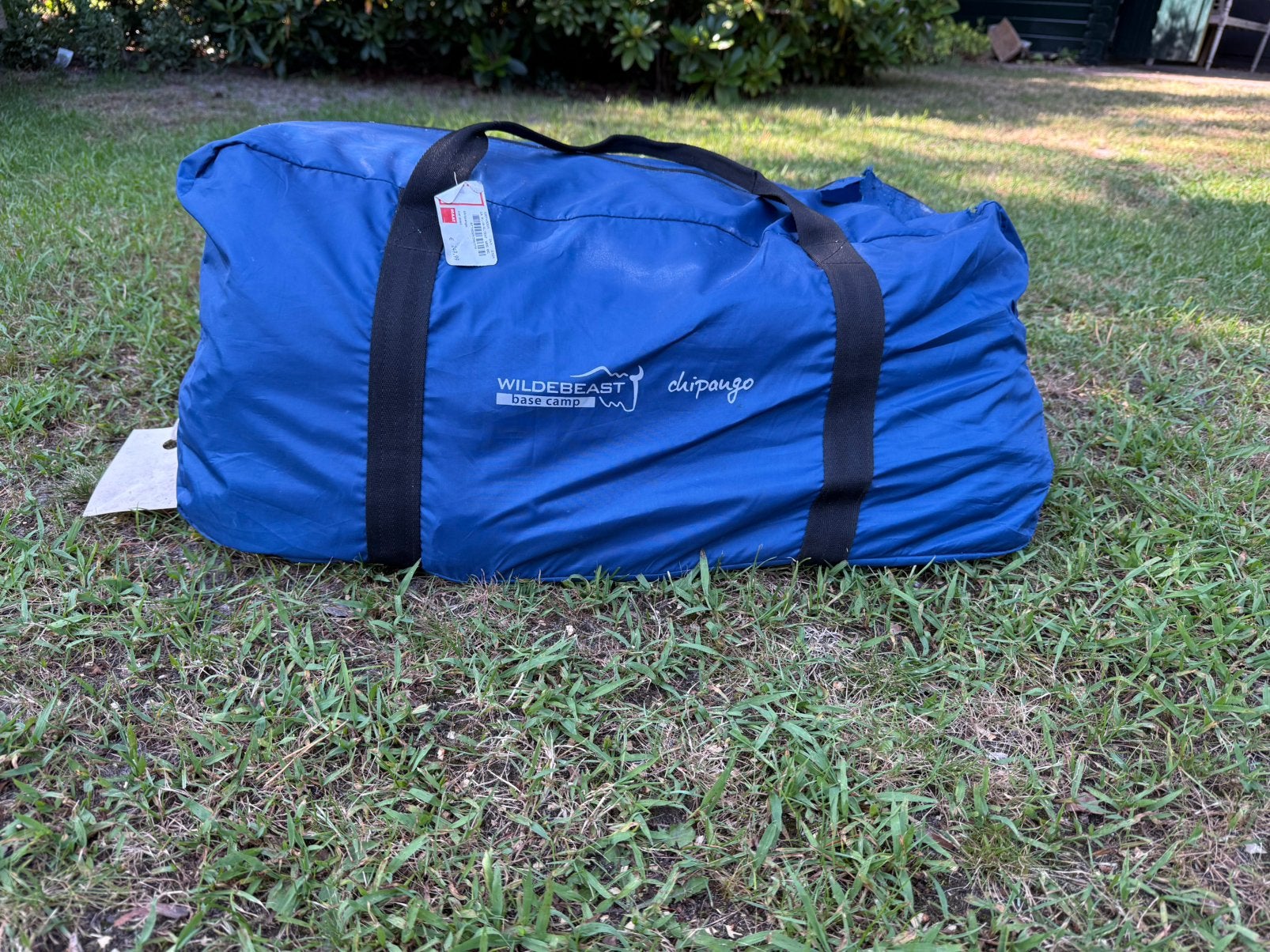 Super fijne Wildebeast Basecamp Chipango 2-4 persoons tent, Ophalen, Gebruikt, Tot en met 4