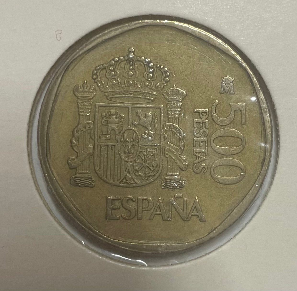 500 pesetas Spanje 1987, Ophalen of Verzenden