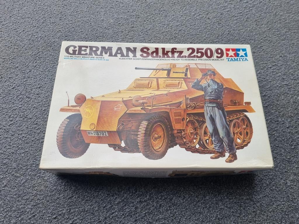 Tamiya Sd.kfz 250/9, Hobby en Vrije tijd, Ophalen of Verzenden, Nieuw, Groter dan 1:32, Tamiya