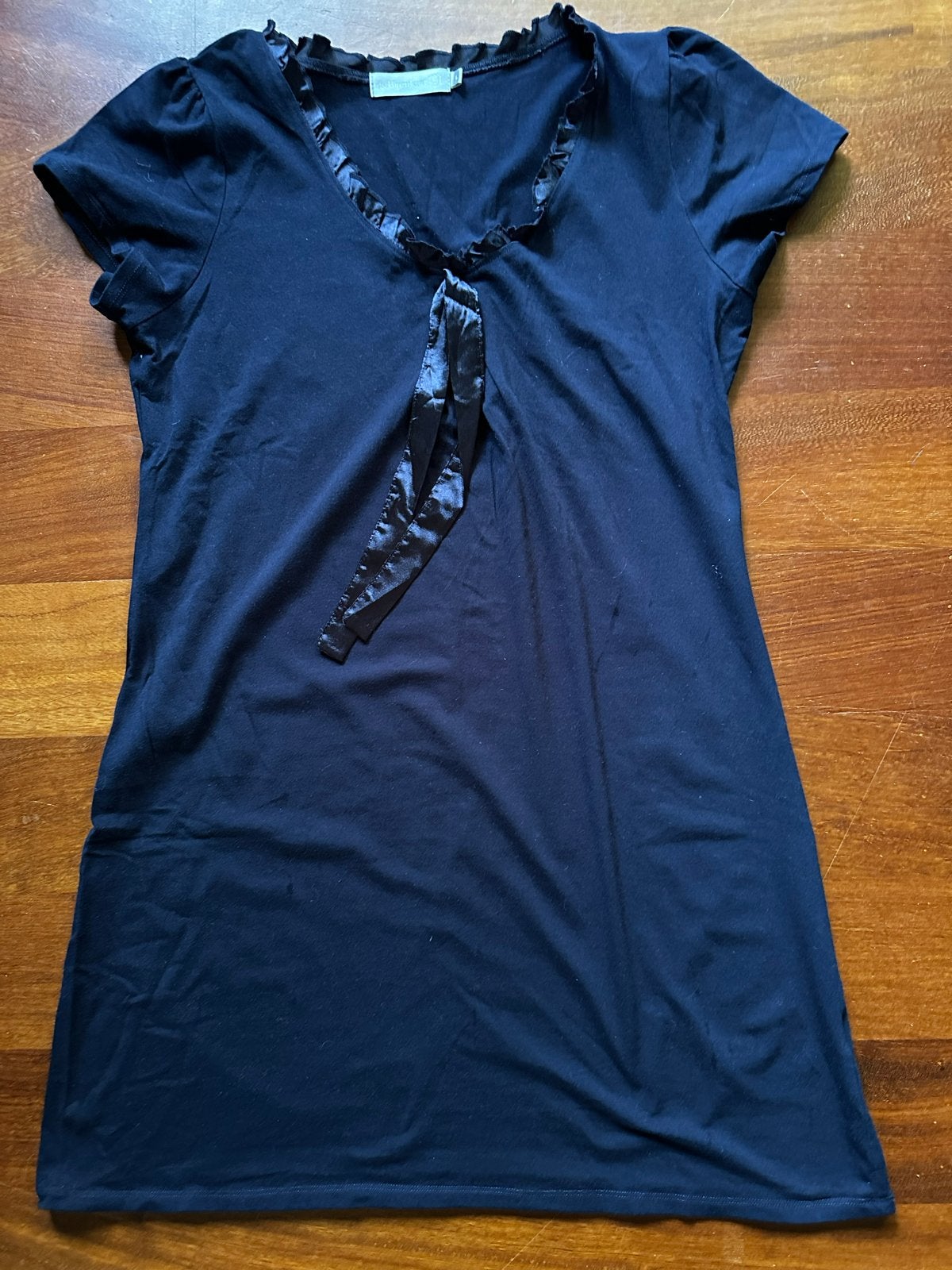 De Bijenkorf nachthemd donkerblauw - Nieuw - Maat L, Kleding | Dames, Ophalen of Verzenden, Nieuw, Maat 42/44 (L)