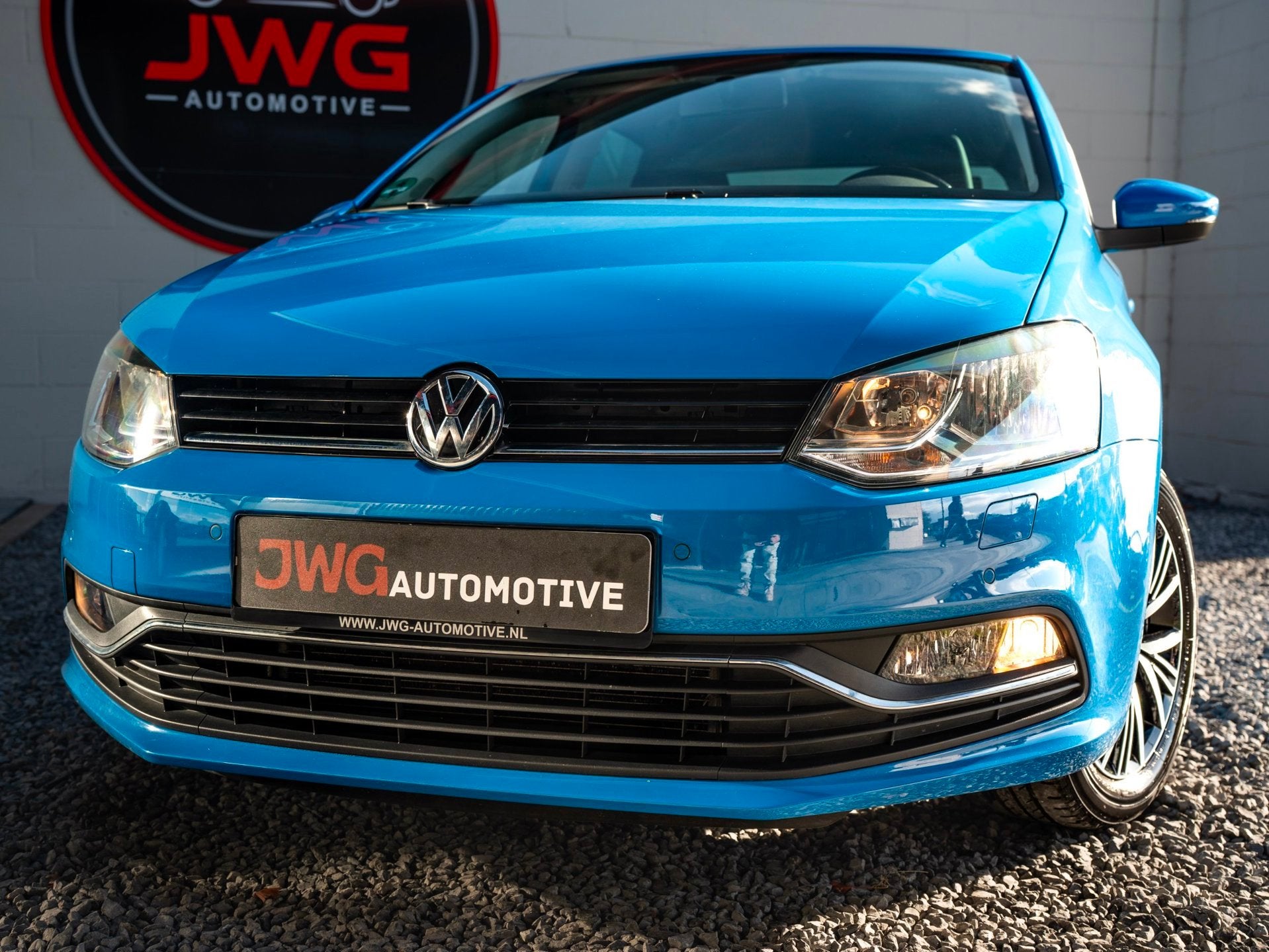Volkswagen Polo 1.0 Allstar Airco/Cruise/Stoelverwarming/Par, Auto's, Gebruikt, Blauw, Origineel Nederlands, Bedrijf