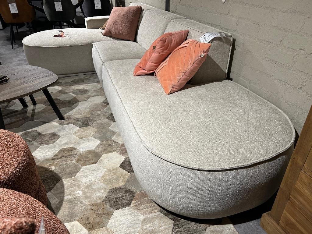 Loungebank Alba OPRUIMING SHOWMODEL. Bekleding Miami, Ophalen, Robbies Hoogeloon, Hoekbank, XL Company