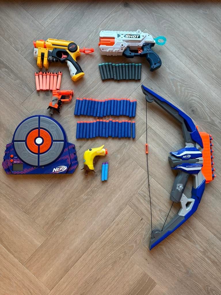 Nerf set, Ophalen of Verzenden, Gebruikt