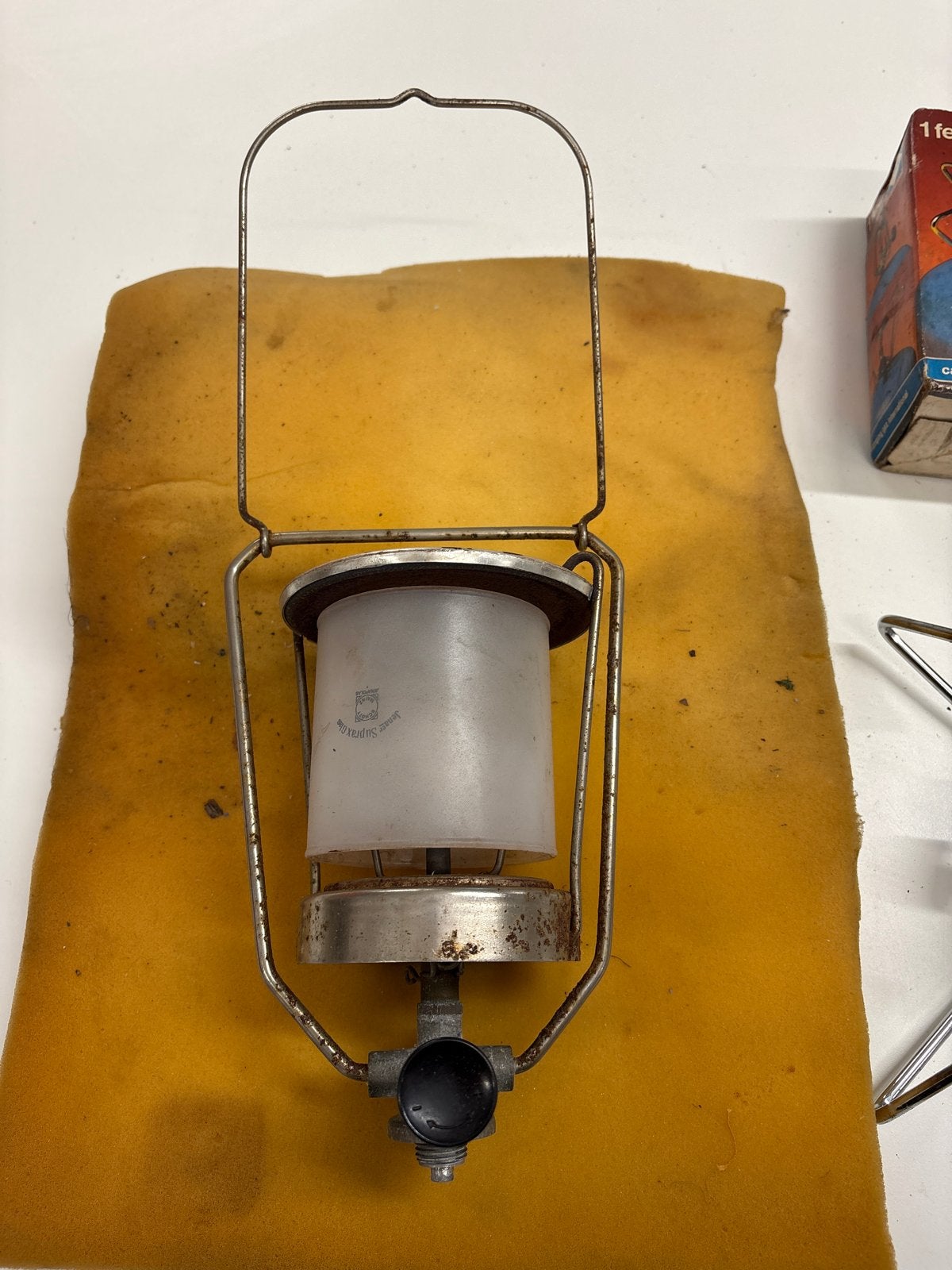 Vintage Campingaz International set: brander en lamp, Ophalen, Gebruikt