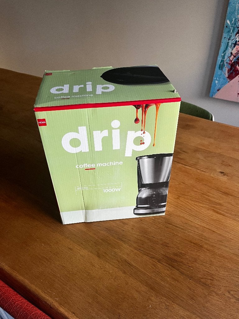 HEMA Koffiezetapparaat 1000W – Nieuw in doos!, Ophalen, Nieuw, Koffiemachine, Gemalen koffie