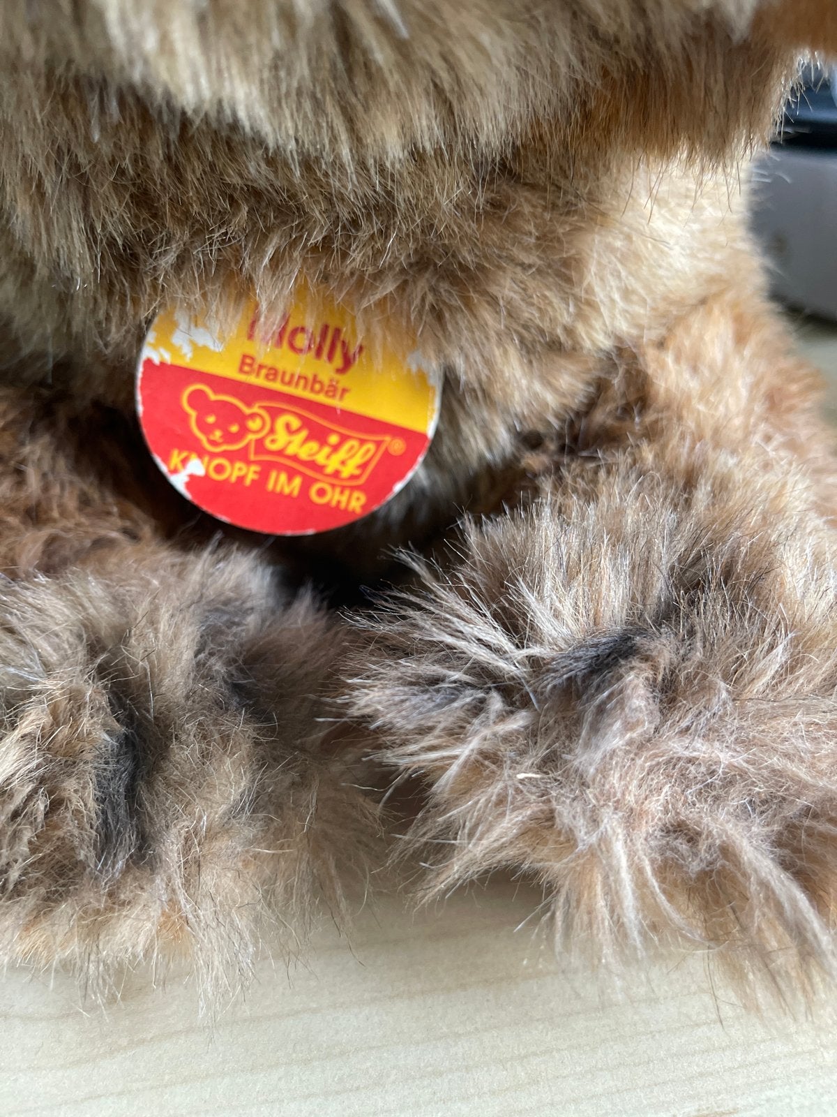 Steiff Braunbär Molly Knuffelbeer, Ophalen of Verzenden, Zo goed als nieuw, Stoffen beer, Steiff