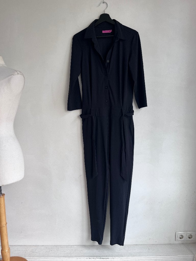 studio Anneloes jumpsuit zwart maat m, Maat 38/40 (M), Studio Anneloes, Verzenden, Zwart