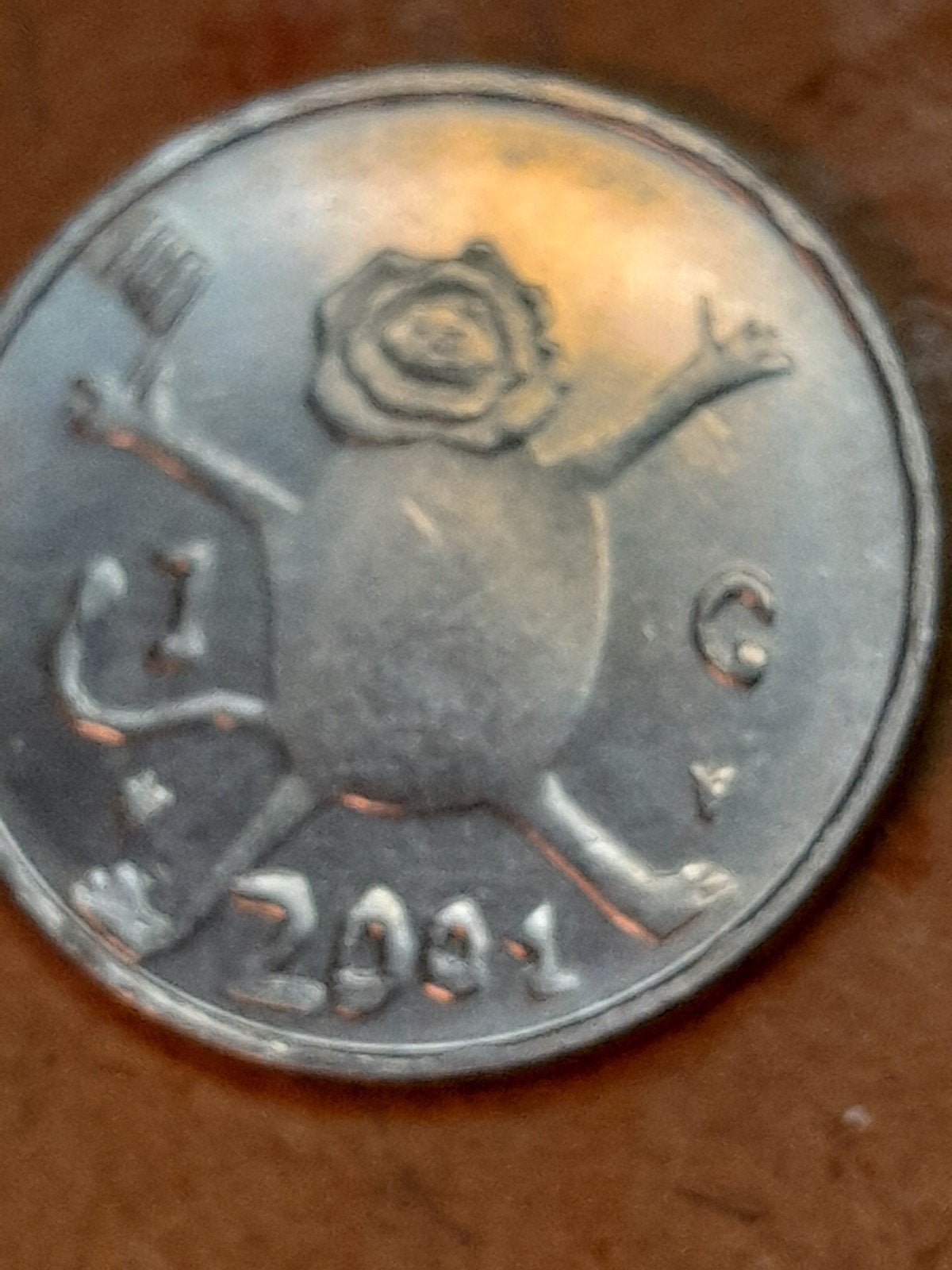 Gulden munt 2001 - Loekie de Leeuw, Ophalen of Verzenden