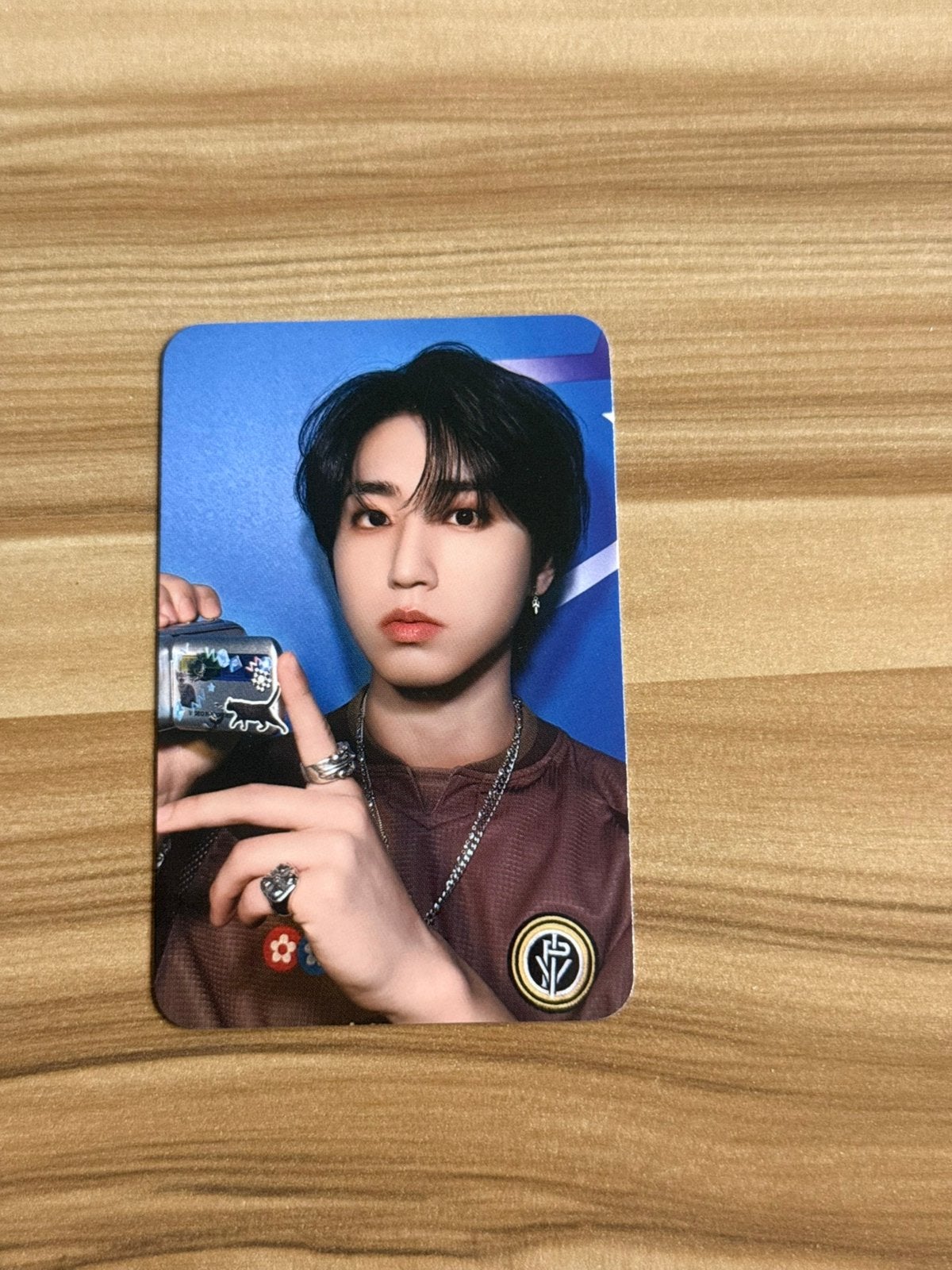 Stray Kids Han photo card the street kids, Ophalen of Verzenden, Zo goed als nieuw, Foto of Kaart