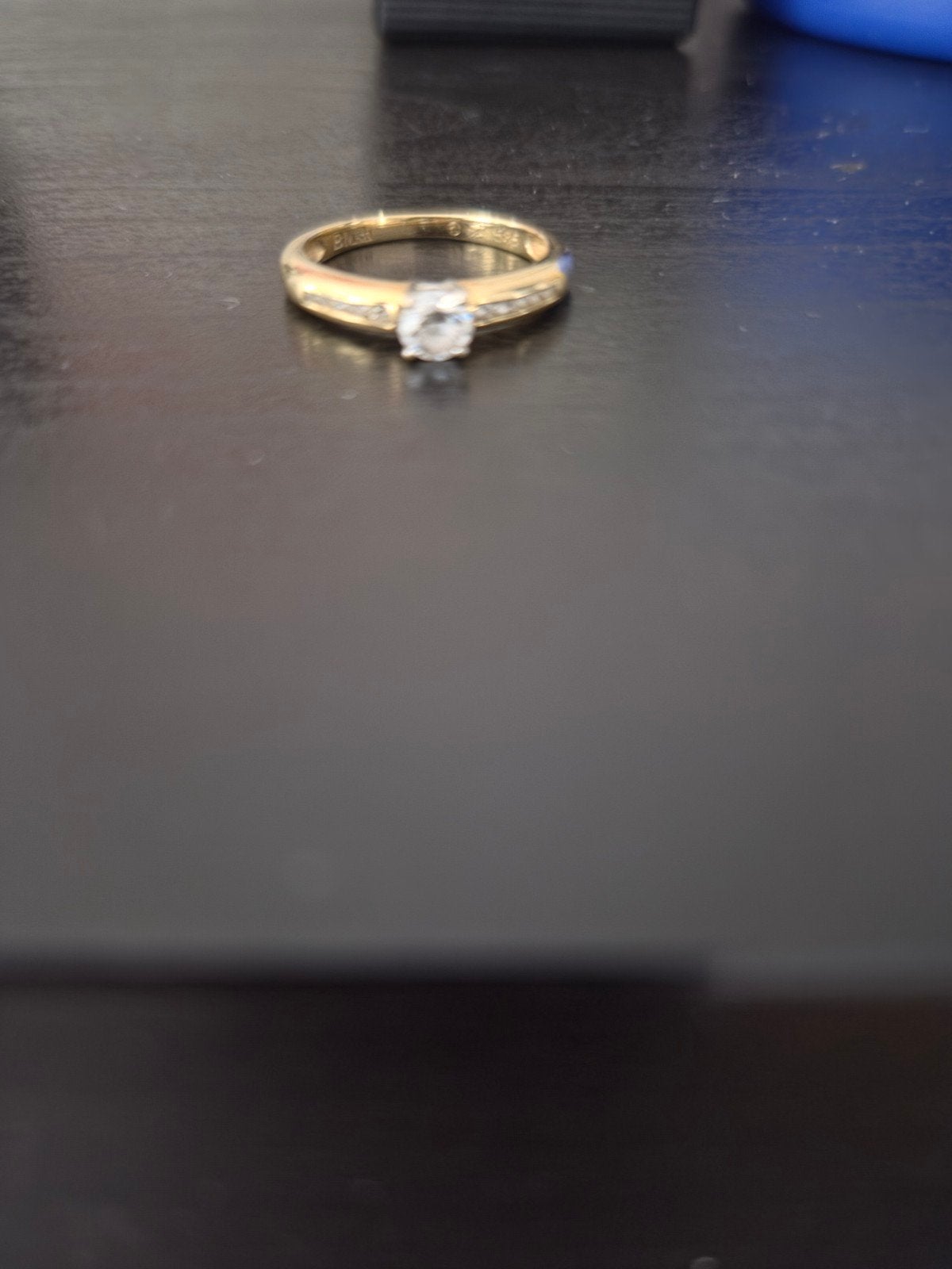 blush ring 14 karaats met zirkonia.maat 16, Ophalen of Verzenden, Dame, Goud, Goud
