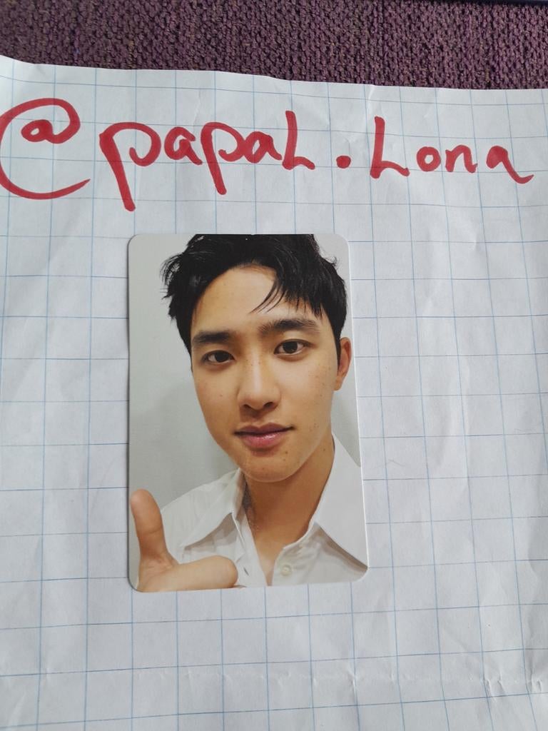 Exo DO solo photocard, Ophalen of Verzenden, Zo goed als nieuw, Foto of Kaart