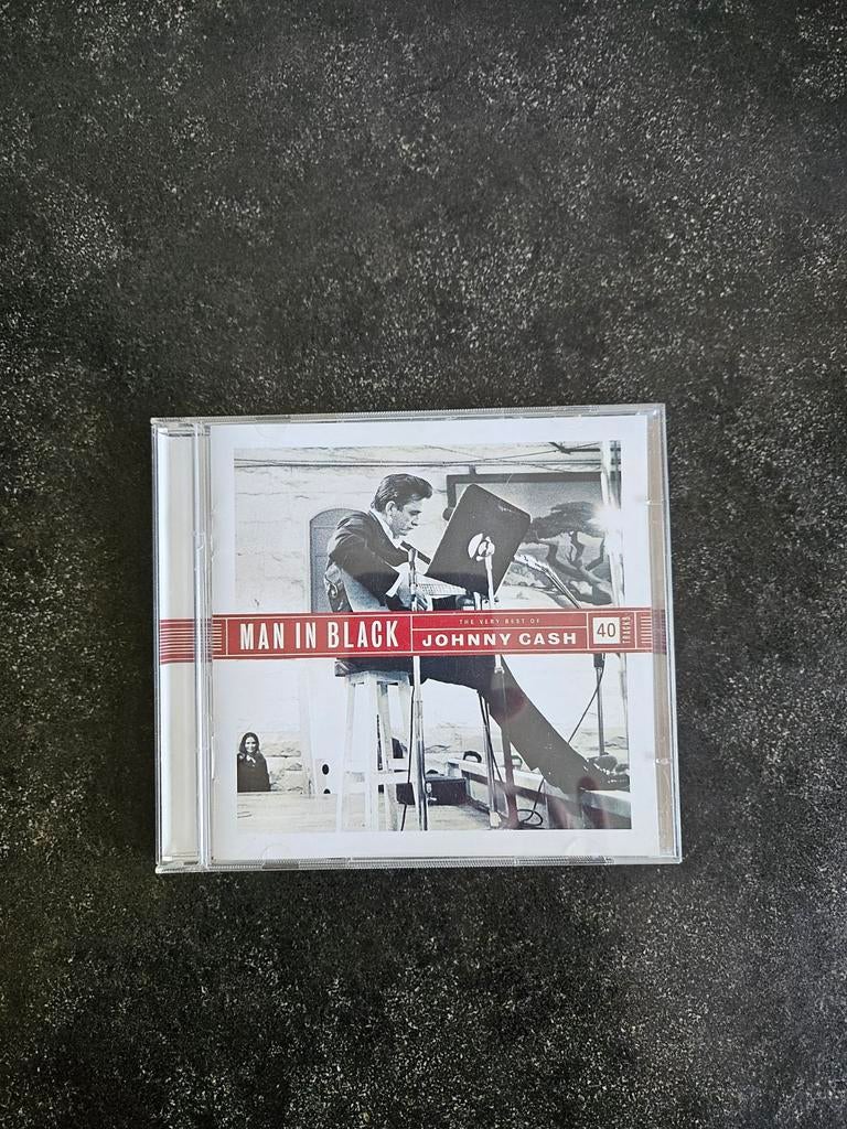 Johnny Cash - Man in black (2-cd), Ophalen of Verzenden, Zo goed als nieuw, 12 inch