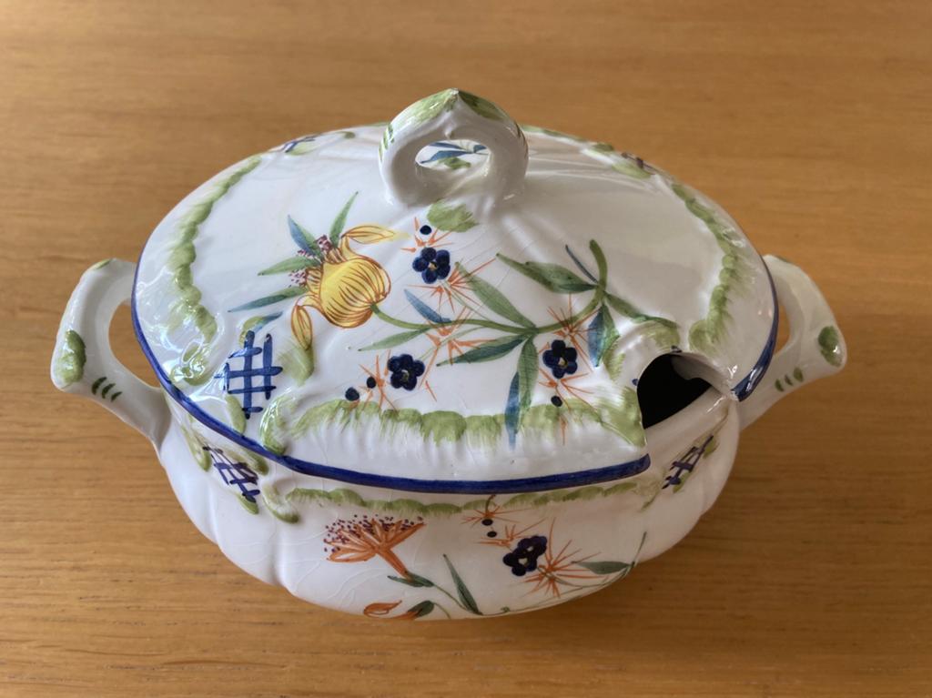 Vintage italiaanse Bassano terrine, Antiek en Kunst, Ophalen of Verzenden