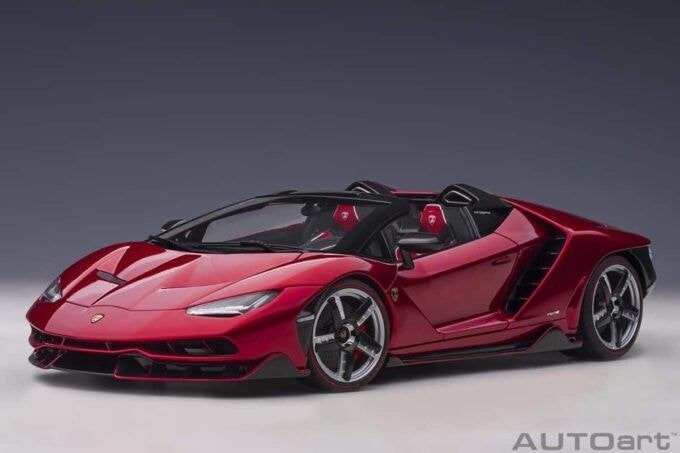 1:18 Centenario Roadster - Rosso Efesto (AutoArt), Hobby en Vrije tijd, Modelauto's | 1:18, Ophalen, Nieuw, Auto, Autoart