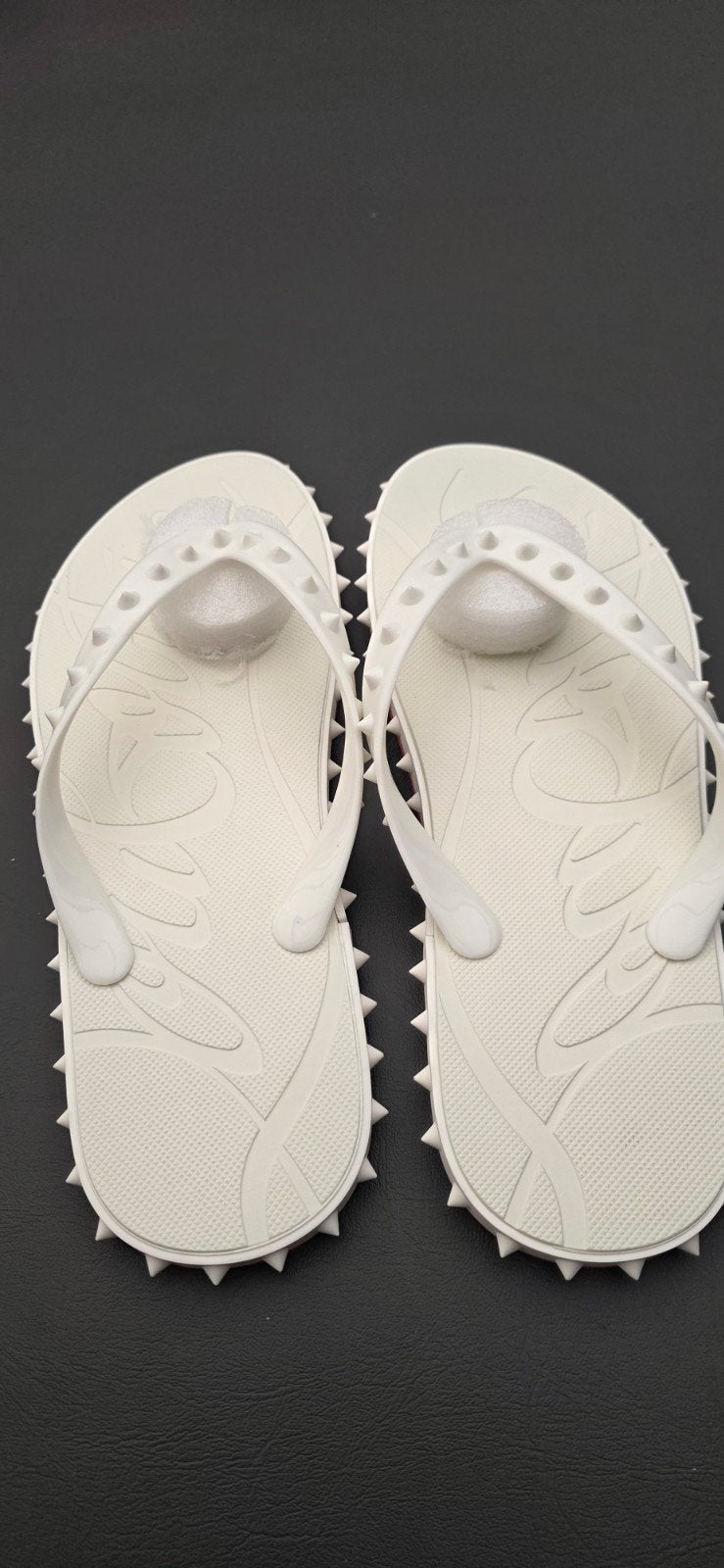 Christian Louboutin Slippers Maat 42, Slippers, Verzenden, Wit, Nieuw