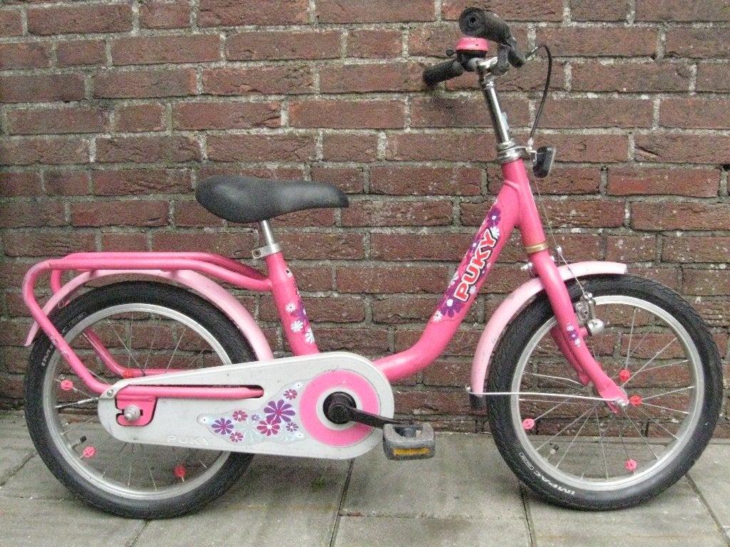 3x Pucky/Cumberland kinderfiets Wielen16" Frame 26/ 28 cm, Ophalen, Gebruikt, 16 tot 20 inch