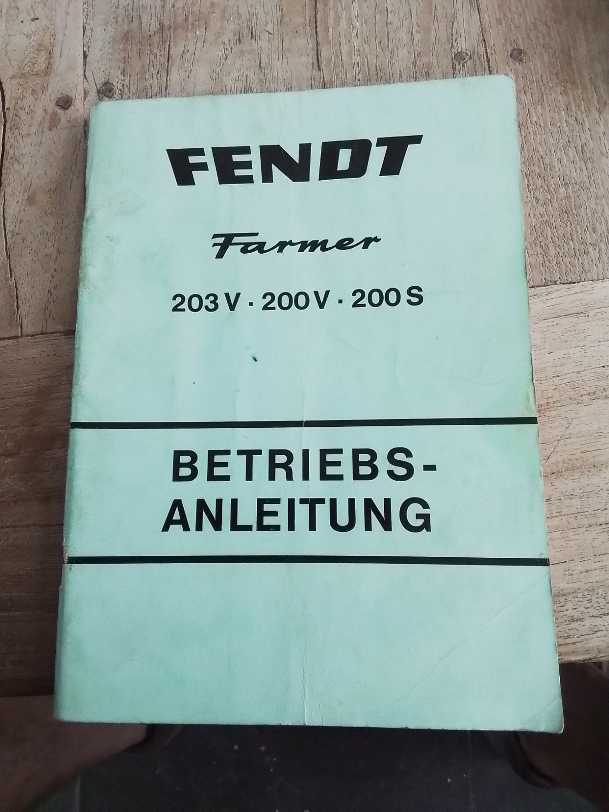 Fendt Farmer 203v-200v-200s tractor handleiding, Ophalen of Verzenden