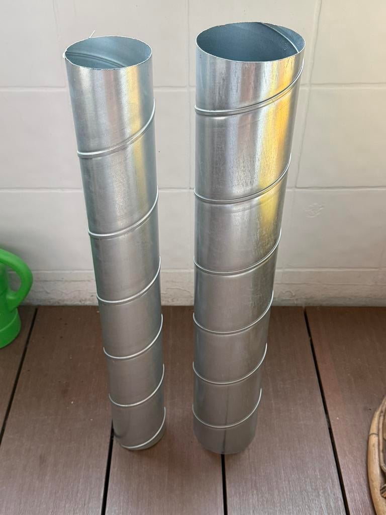 Spirobuis Ventilatiebuis 100mm 125mm, Doe-het-zelf en Verbouw, Buizen en Afvoer, Ophalen, Overige materialen, Overige typen, Zo goed als nieuw