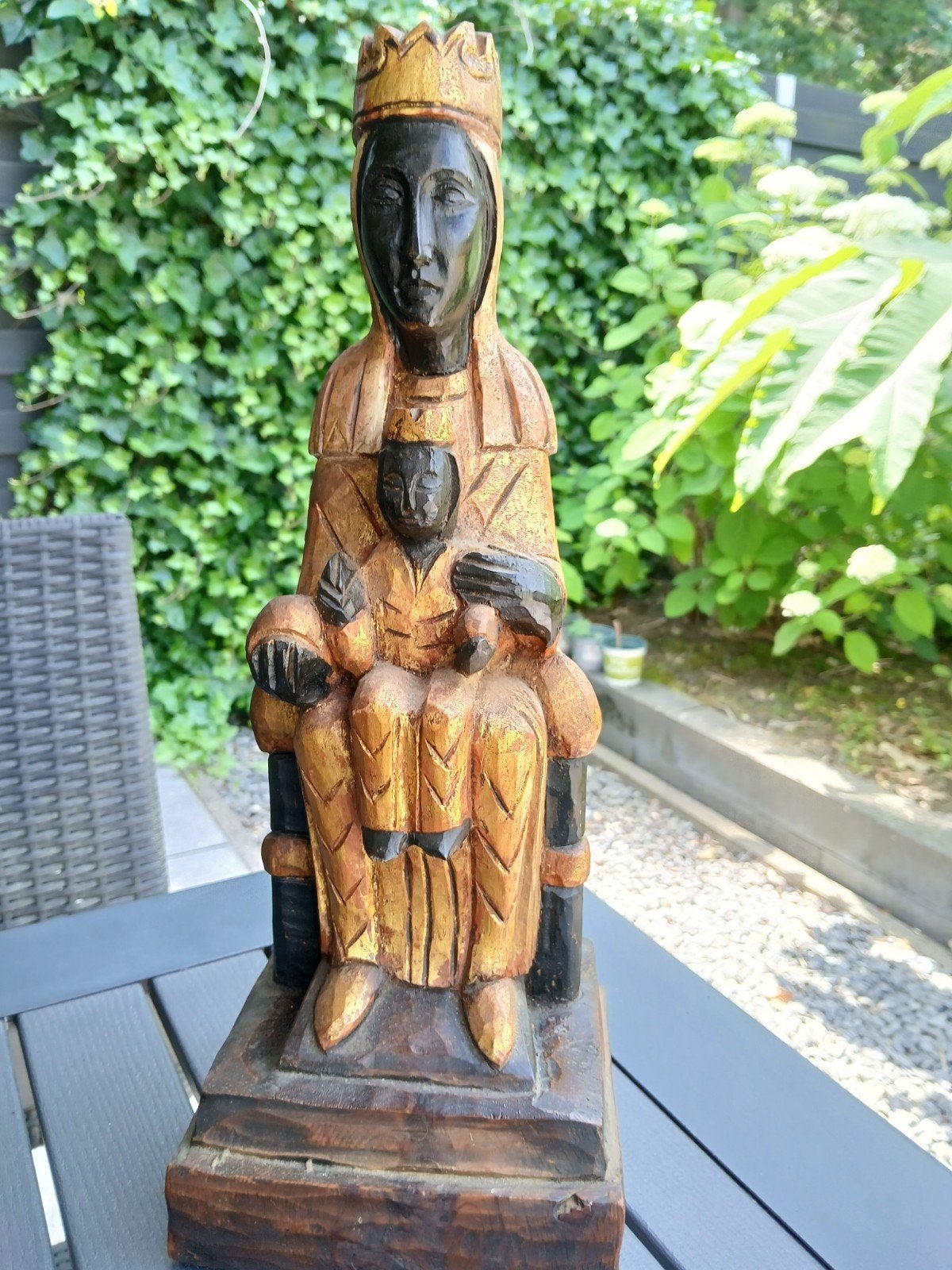 Zwarte madonna, Antiek en Kunst, Ophalen of Verzenden
