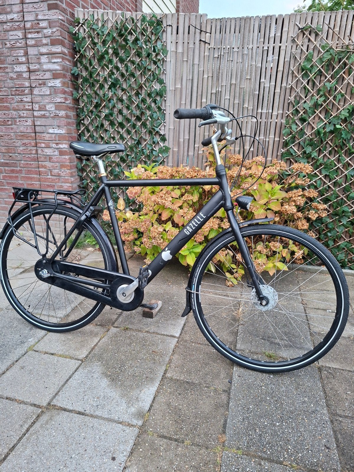 Gazelle heren fiets 61 cm frame 3 versnellingen slot, Fietsen en Brommers, Ophalen, Gebruikt, Versnellingen, Gazelle