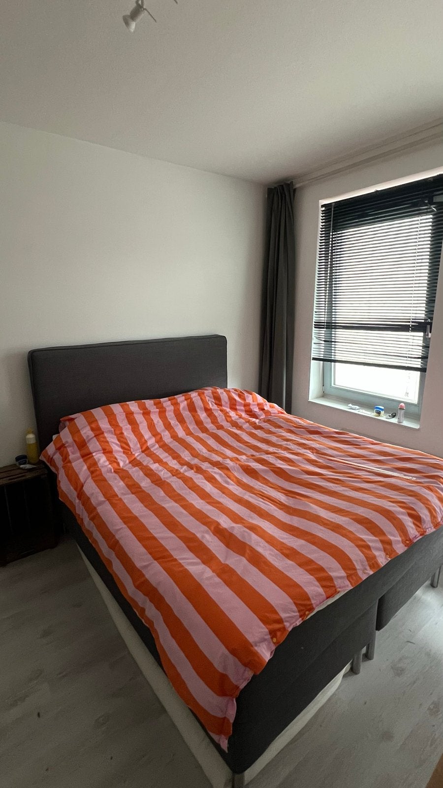 Ikea boxspring 160x200 cm inclusief matrassen (gratis), Huis en Inrichting, Ophalen, Gebruikt, Tweepersoons, 200 cm