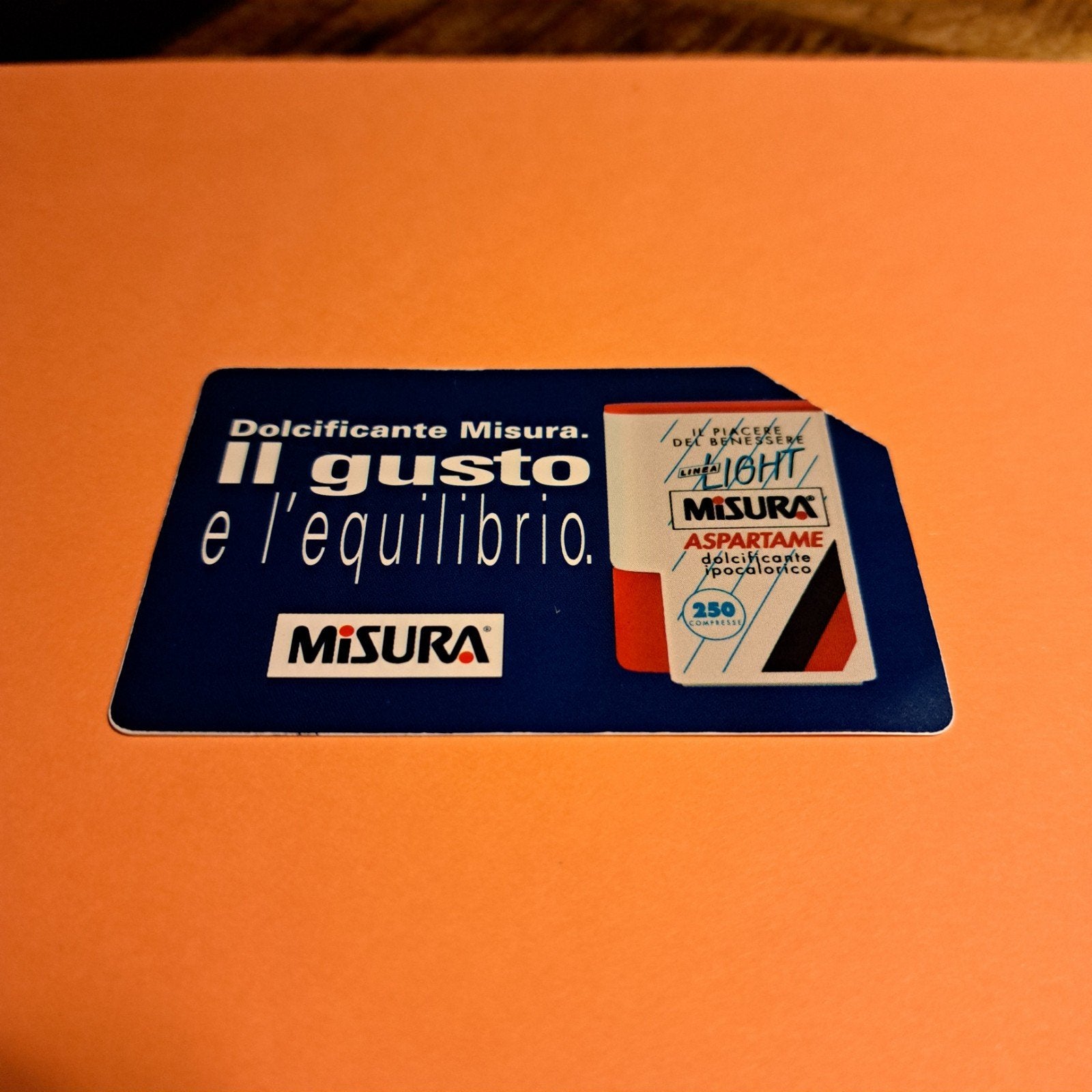 Vintage Italiaanse telefoonkaart - Misura, Ophalen of Verzenden, Buitenland