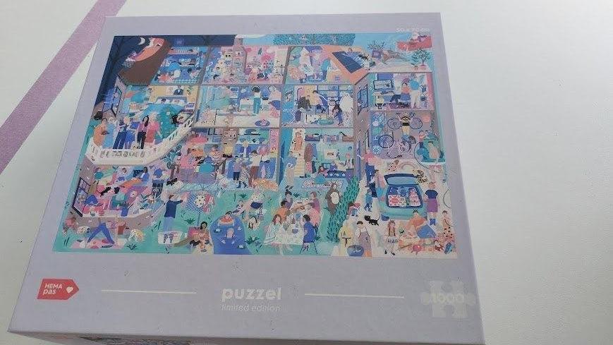 Hema puzzel 1000 stukjes limited edition nieuw, Ophalen, 500 t/m 1500 stukjes, Nieuw, Legpuzzel