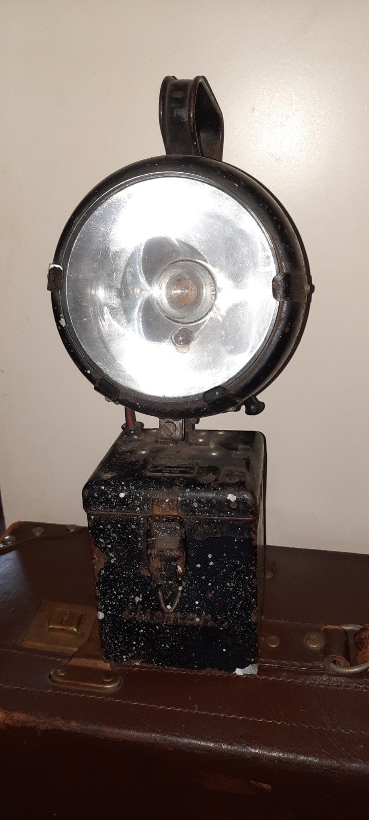 Vintage Eiseman K130 Mijnlamp -Mijnwerkerslamp, Ophalen of Verzenden