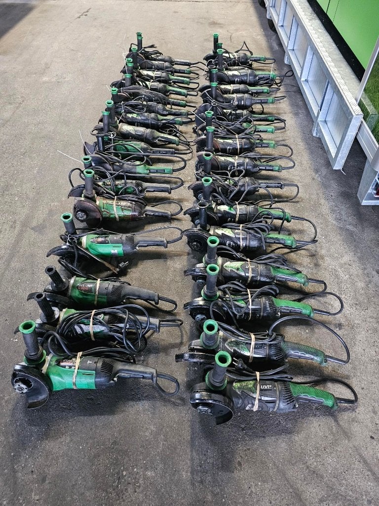 Partij haakse slijper slijptol Flex Hitachi Hikoki 180mm, Ophalen, Gebruikt, Nn, Nn