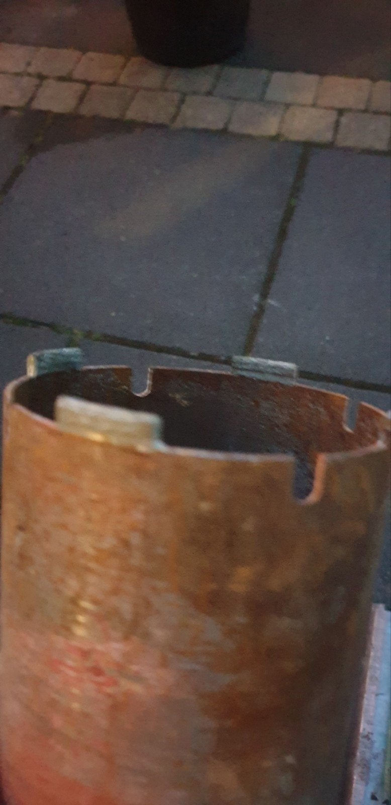 Gatenboor gaat weg wegens, Ophalen, Gebruikt
