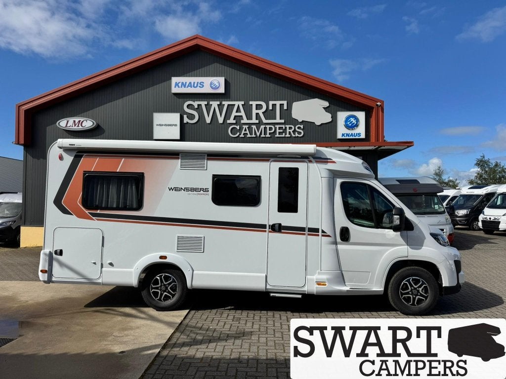 Weinsberg CaraCompact 600 MEG Edition [pepper] AUTOMAAT, Caravans en Kamperen, Automaat, Ringverwarming, Fiat, Koelkast