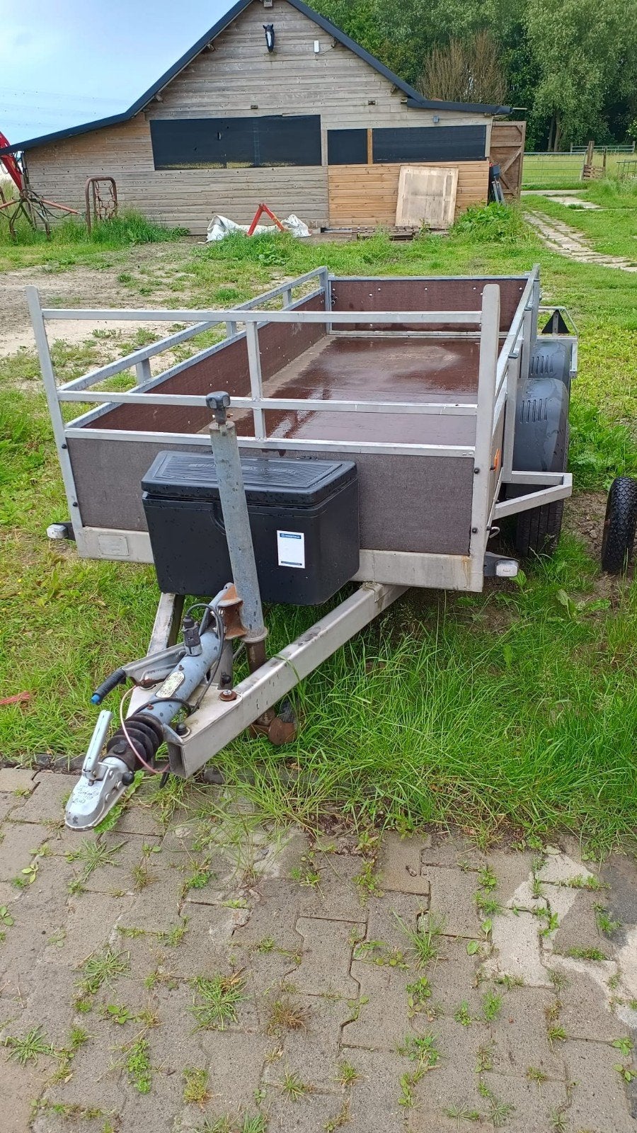 Zeer nette dubbelasser aanhangwagen, Ophalen, Overige typen
