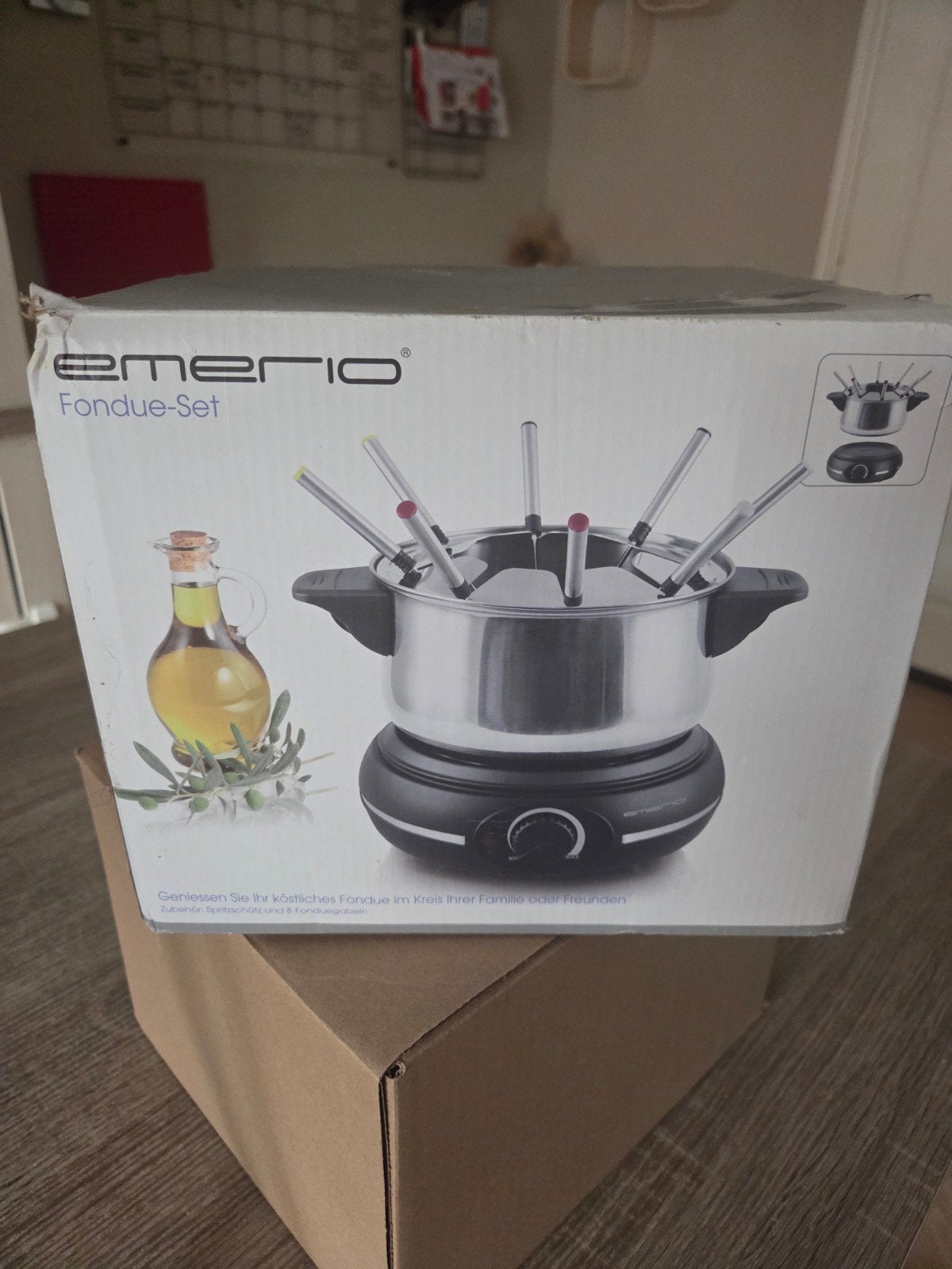 Fonduepan, Witgoed en Apparatuur, Fonduesets, Ophalen of Verzenden, Zo goed als nieuw, Elektrisch, Fonduepan