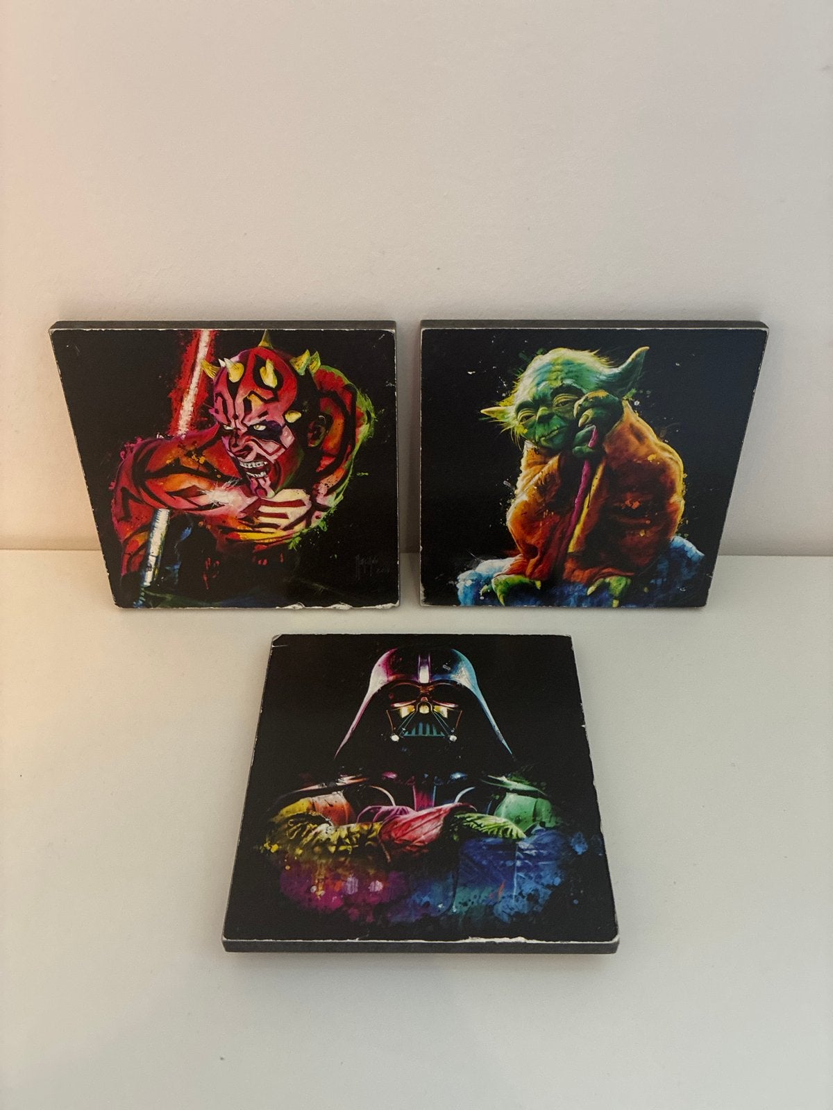 Star Wars schilderijen: Darth Maul, Yoda, Darth Vader, Ophalen, Gebruikt, Overige typen