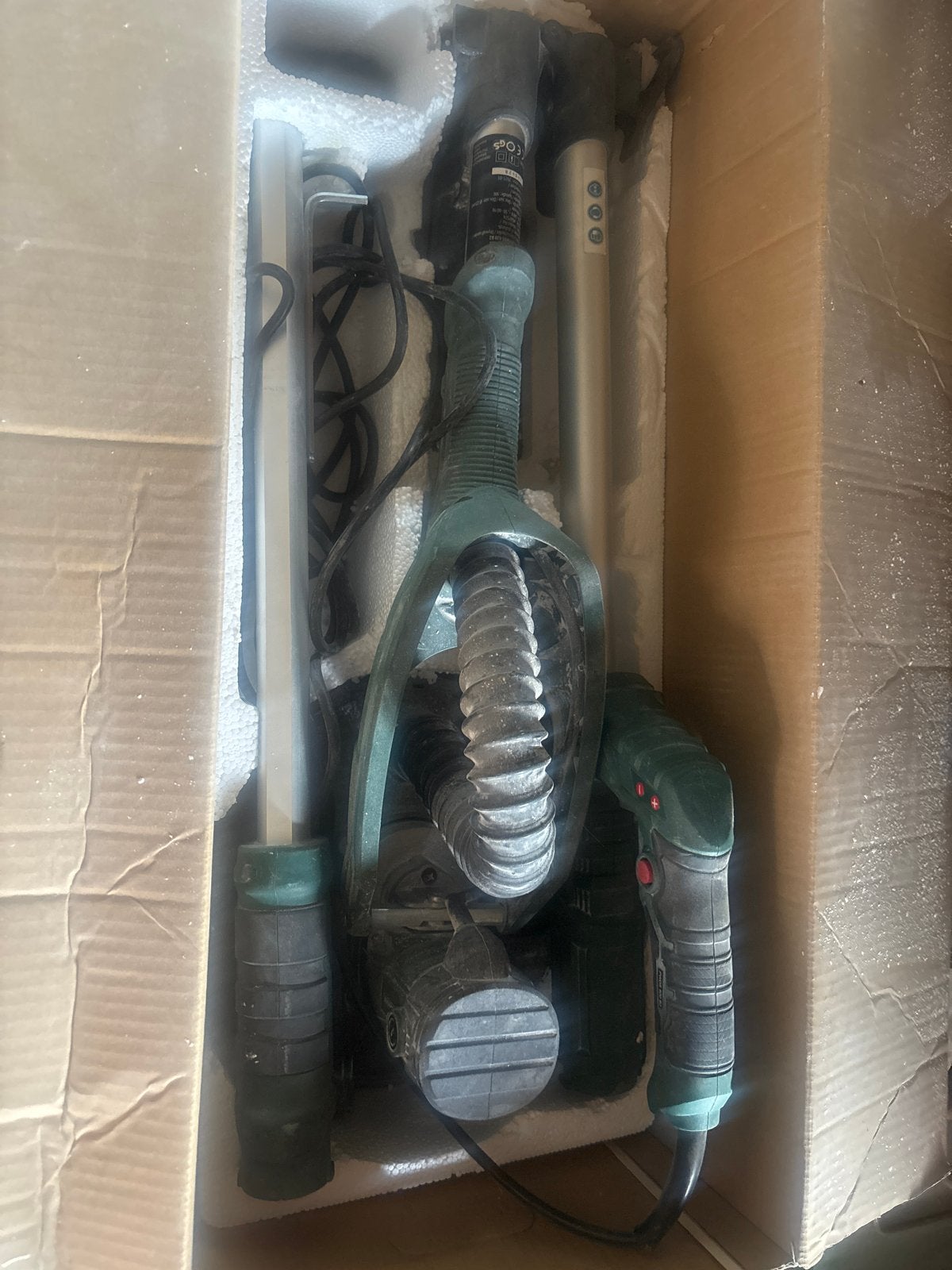 Parkside Wand- en Plafondschuurmachine PWDS 920 B2, Ophalen, Gebruikt, 600 tot 1200 watt, Overige typen