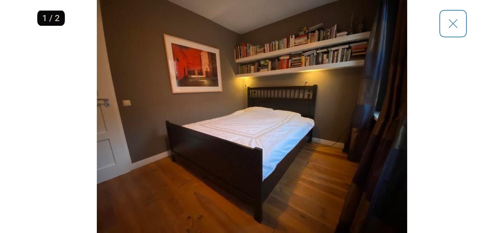 2 persoons IKEA Hemnesbed en Auping bedspiralen, Huis en Inrichting, Ophalen, Gebruikt, Tweepersoons, 180 cm