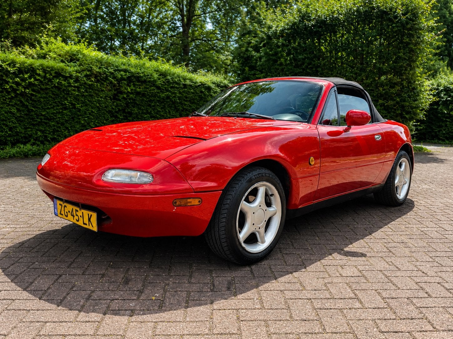 Mazda MX-5 NA 1e generatie | Nederlands | NAP | hardtop |, Auto's, Mazda, Achterwielaandrijving, 4 cilinders, Cabriolet, Origineel Nederlands