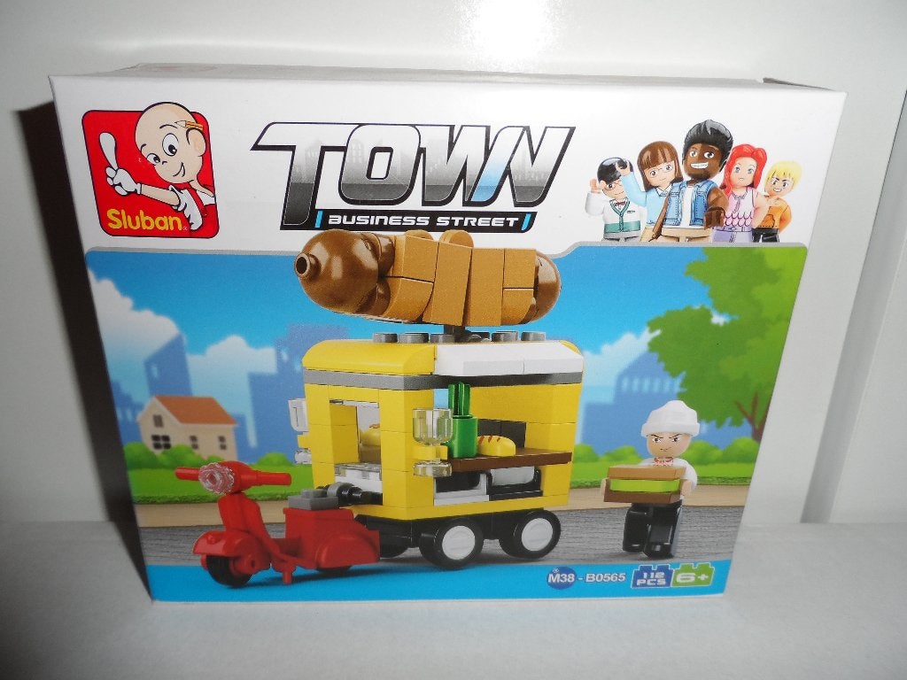 Sluban bouwstenen set - Hot Dog verkoper *Nieuw*, Ophalen of Verzenden, Nieuw, Overige merken
