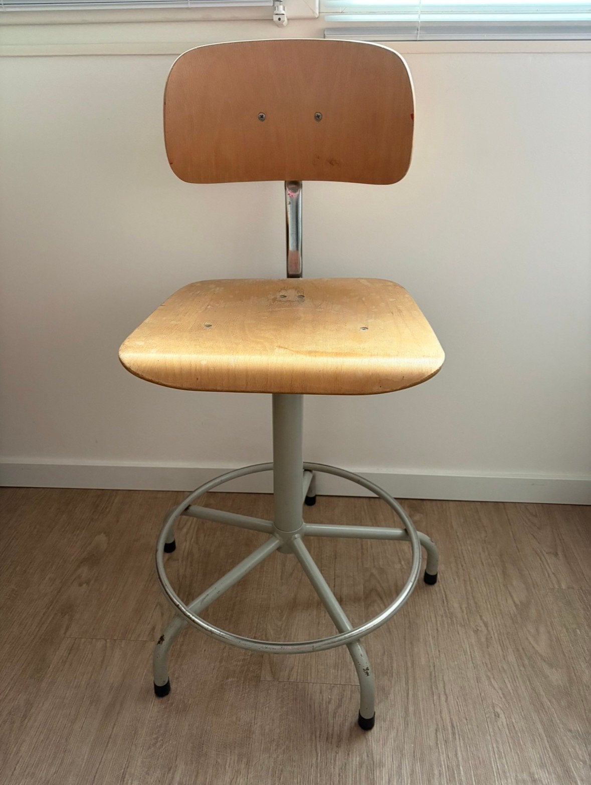 ATELIERSTOEL / STOEL / KRUK, VINTAGE, DRAAIBAAR, Ophalen, Zo goed als nieuw, Bureaukruk