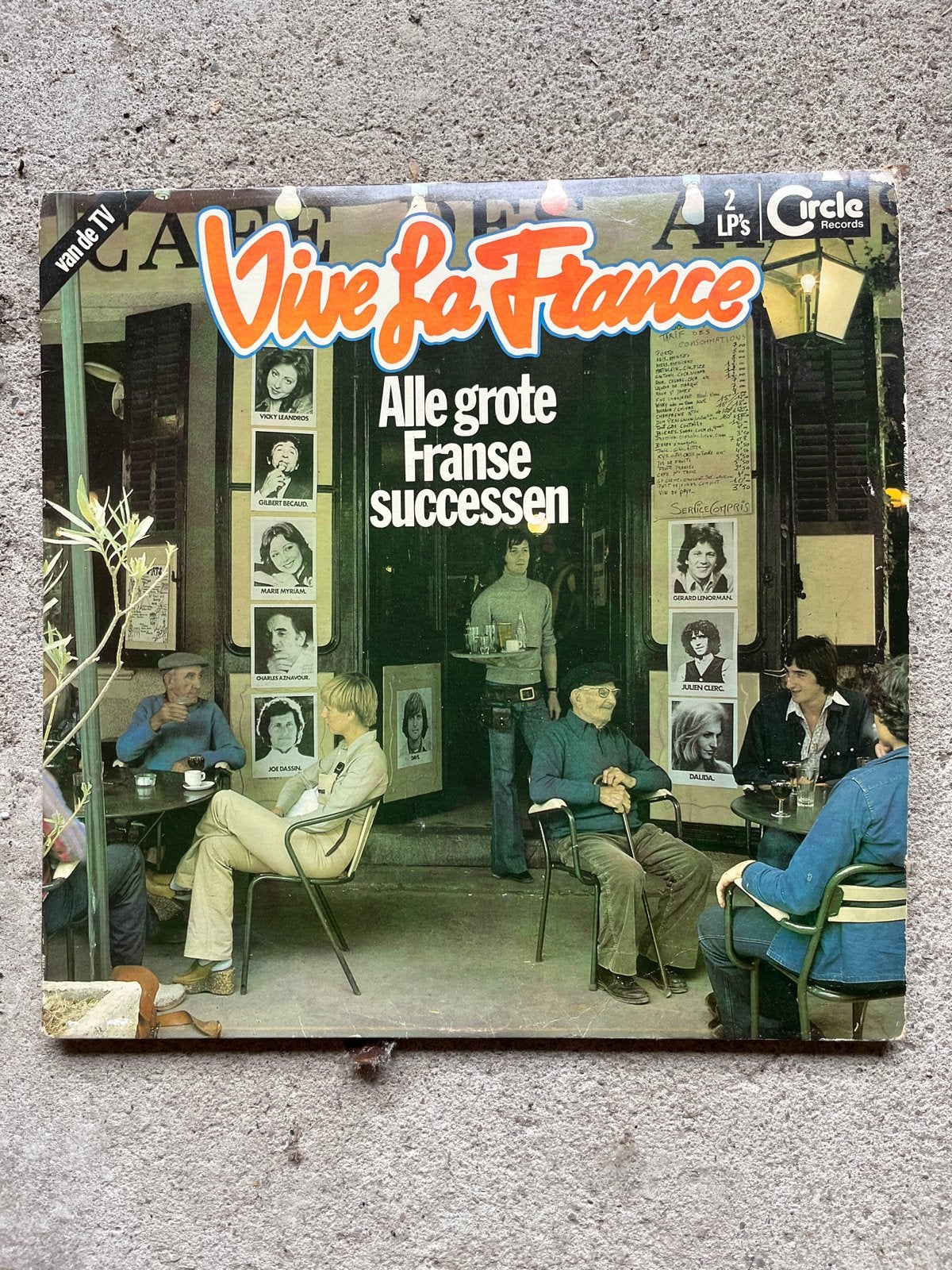 Vive la France: Alle Grote Franse Successen (2 LP's), Ophalen, Gebruikt