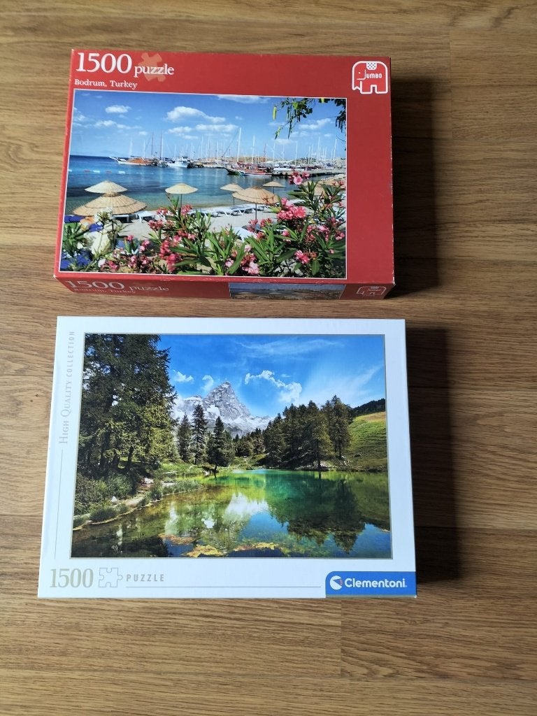 Legpuzzels 1500 stukjes, Ophalen, 500 t/m 1500 stukjes, Gebruikt, Legpuzzel