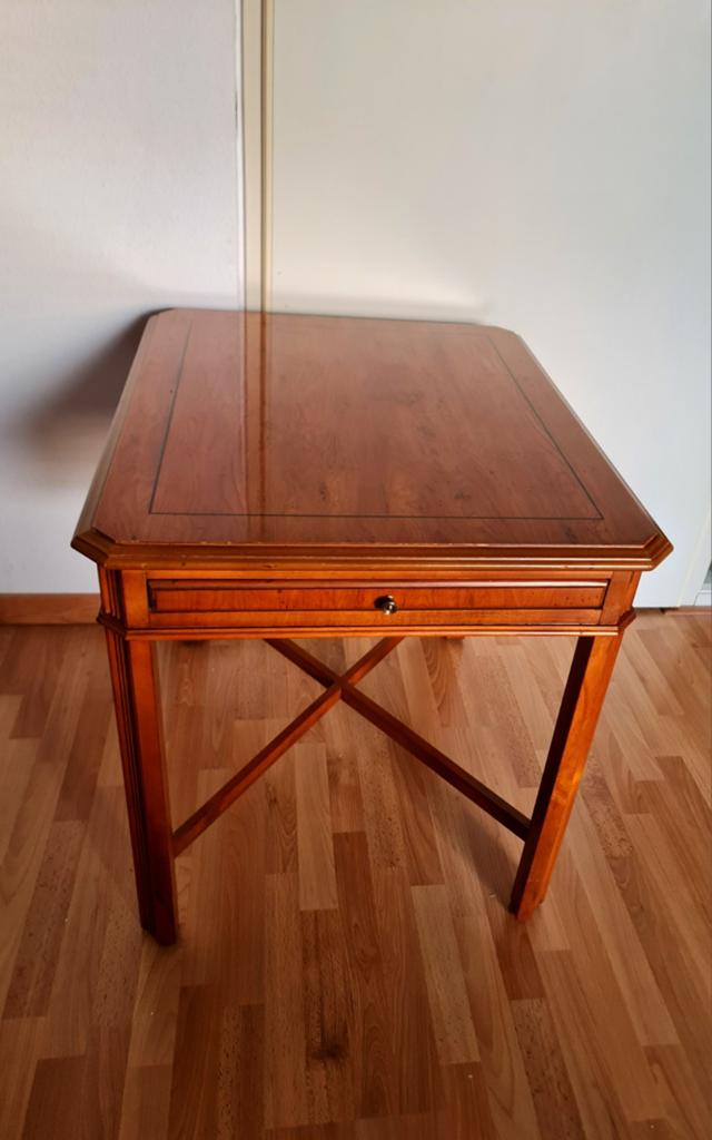 Drexel Heritage klassieke schrijftafel bureautafel muurtafel, Antiek en Kunst, Antiek | Meubels | Tafels, Ophalen