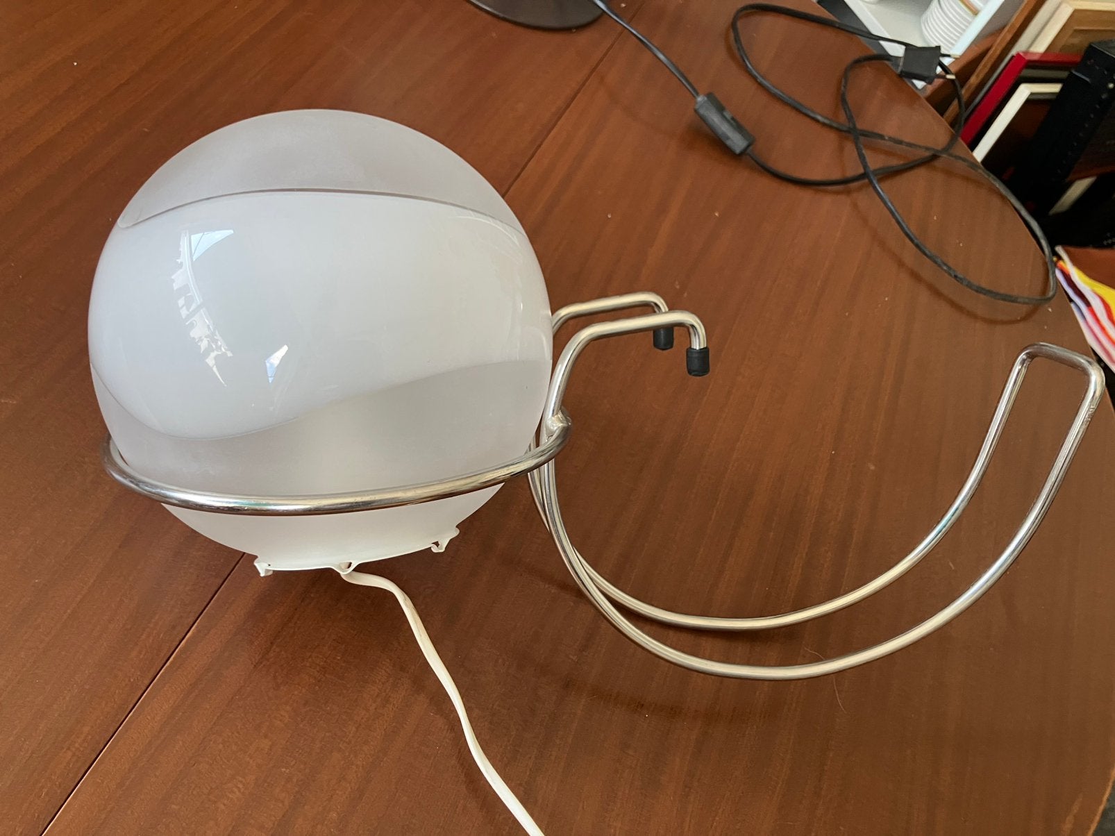 Vintage klem lamp. Ophangbaar aan plank of tafel, Ophalen of Verzenden, Zo goed als nieuw