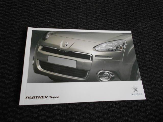 Peugeot Partner Tepee Handleiding Instructieboek NL Nieuw, Verzenden