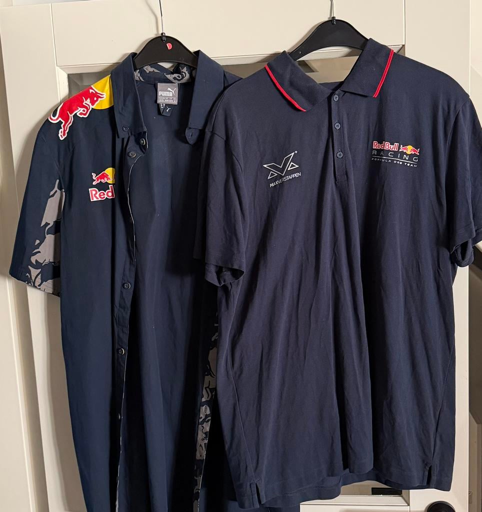 Red Bull Racing Max Verstappen Polo + Overhemd - Ongedragen, Blauw, Overige typen, Maat 56/58 (XL), Ophalen of Verzenden