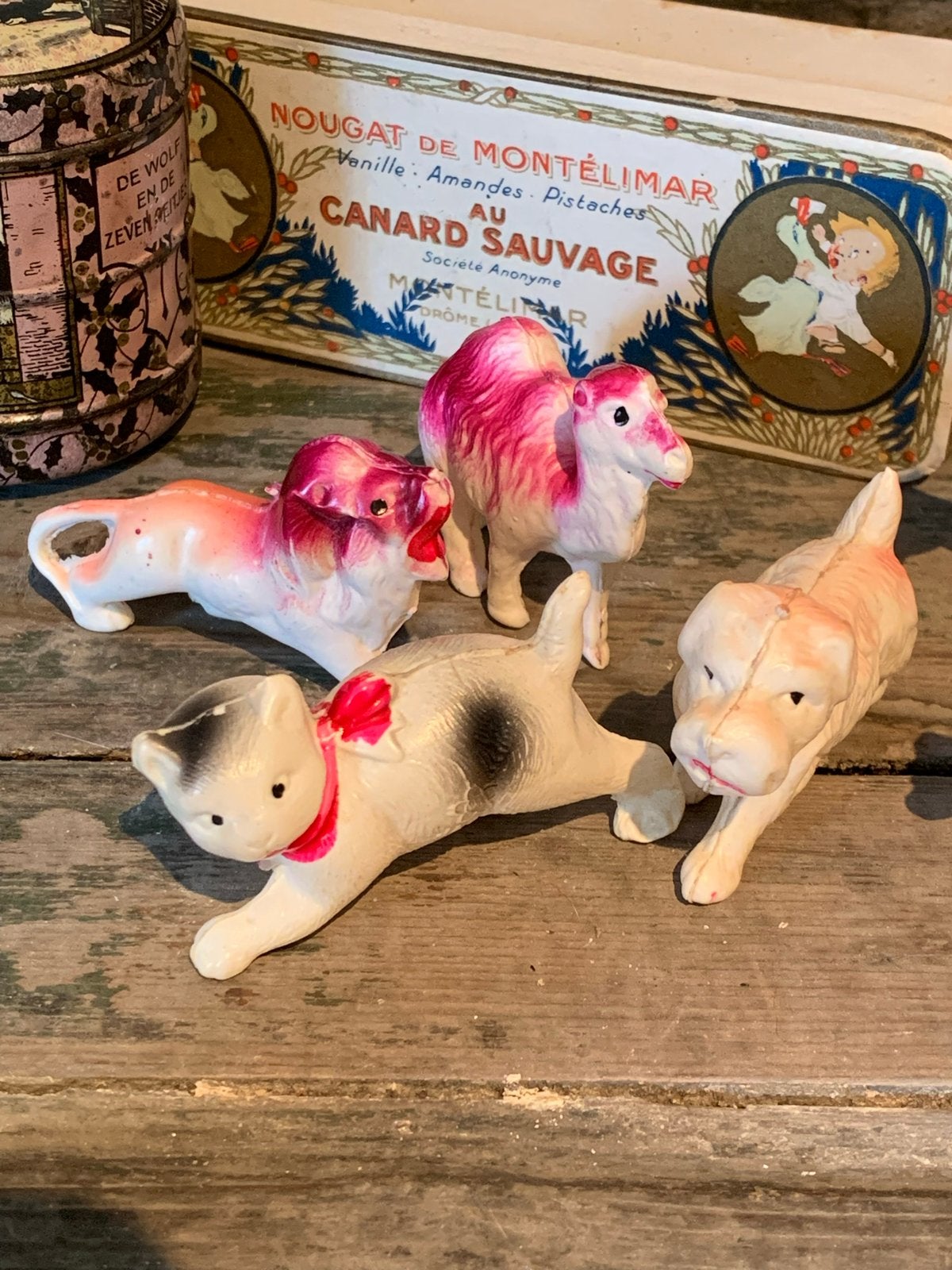 Antieke Celluloid Dierenfiguren - Diverse Soorten, Ophalen of Verzenden