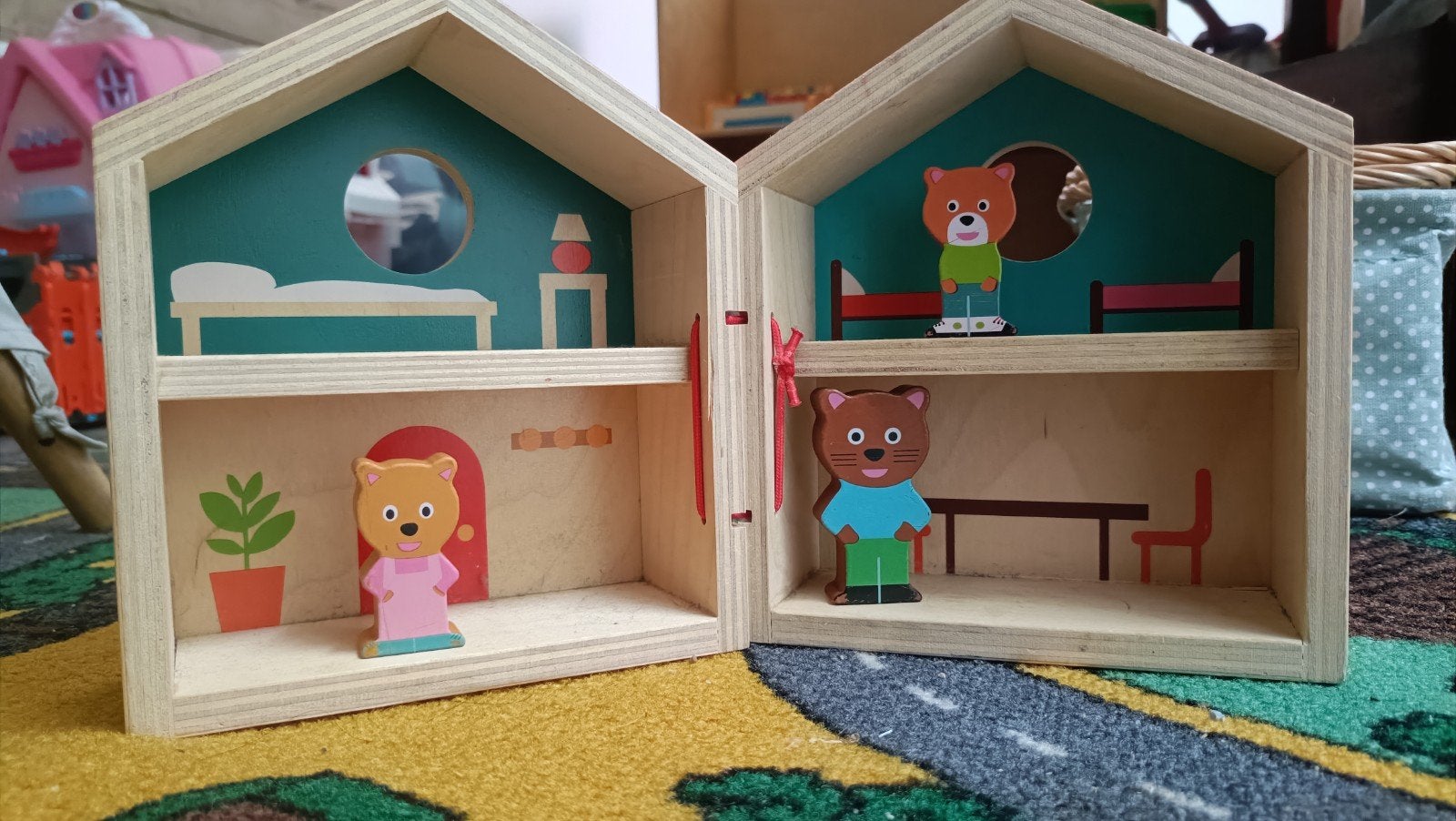 Djeco Houten speelhuisje, Ophalen of Verzenden, Poppenhuis